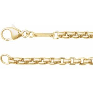 Box Chain Bracelet, 14K Gold