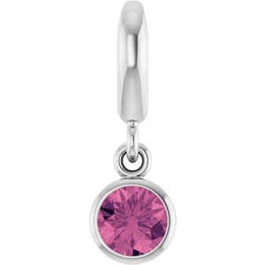 Pink Tourmaline Charm