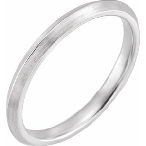 Comfort-Fit Knife-Edge Band