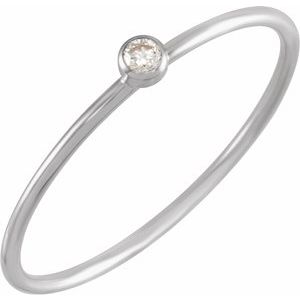 Petite Diamond Stacking Ring